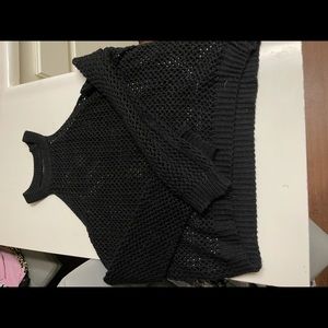 LF Mesh long sleeve sweater